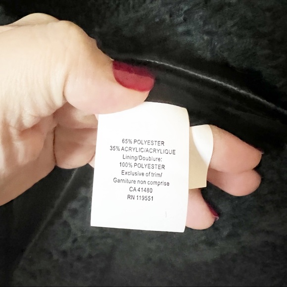 Gentle Fawn Vera Popcorn Short Teddy Coat Dark Teal Green S NWT - Picture 10 of 13